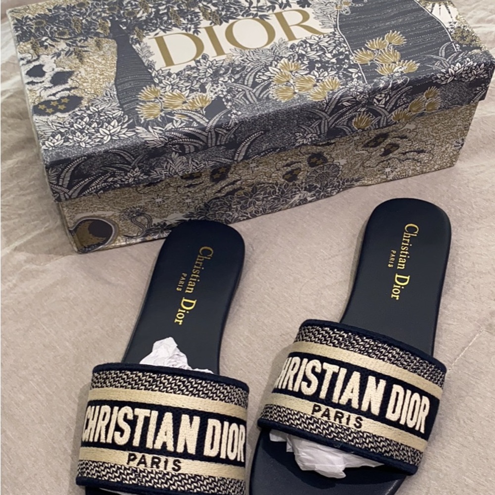 Christian Dior slides